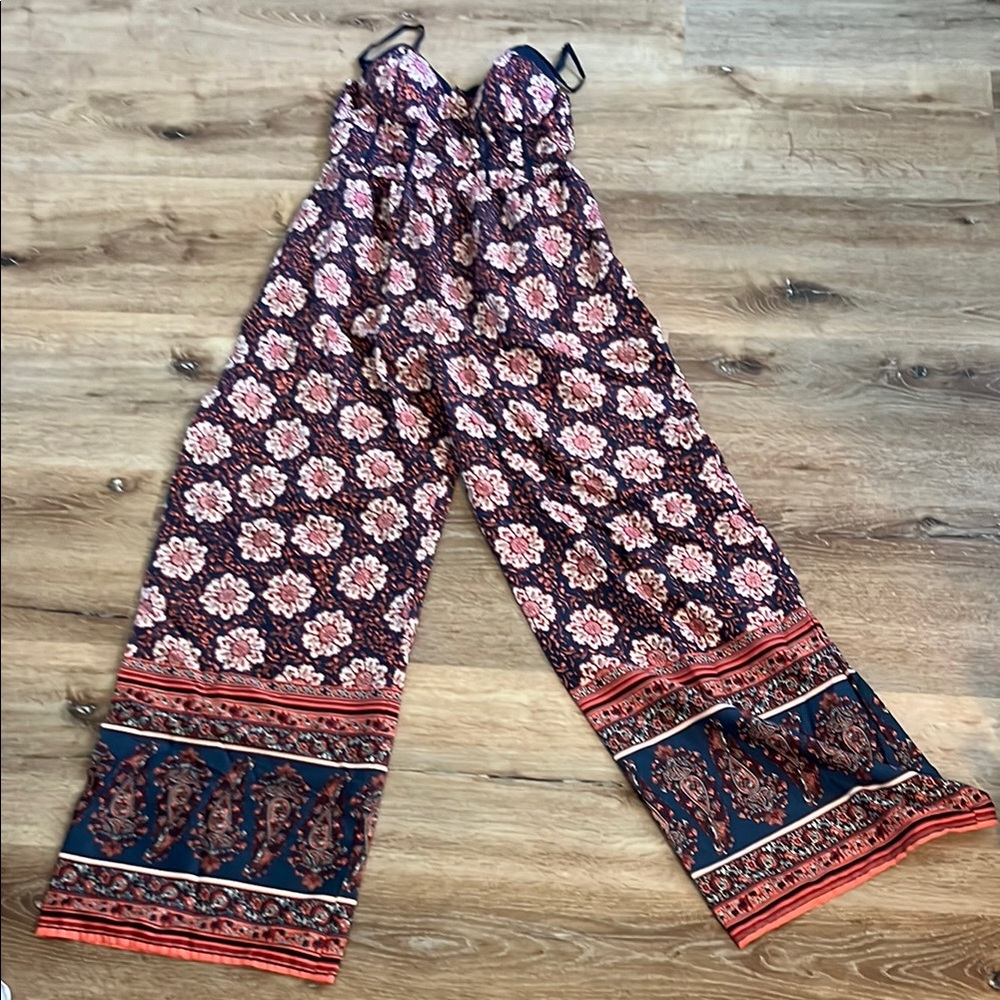 Floral Patterned Jumpsuit